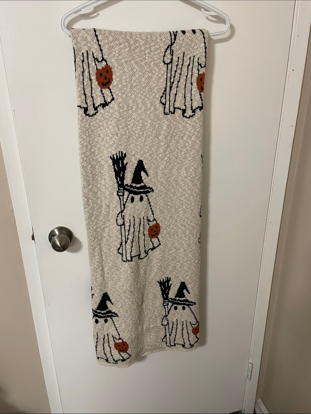 Nwots Goblin & Ghoul Halloween Throw Blanket